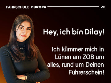 Dilay. Deine Ansprechpartnerin in Lünen am ZOB. Fahrschule Europa GmbH