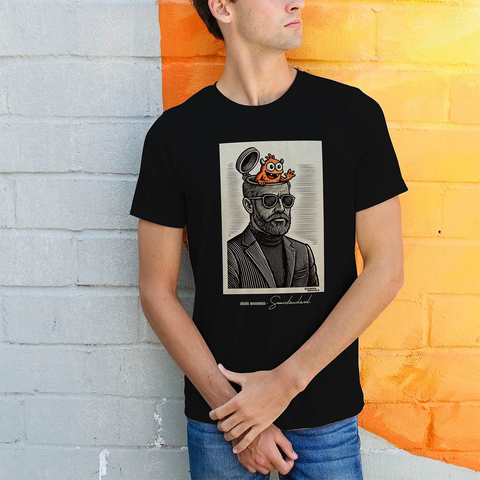 T-Shirt: Der Beifahrer schwarz