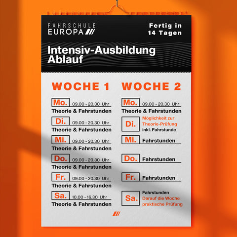 führerschein camp Intensiv-Führerschein